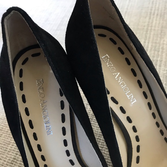 Enzo Angiolini Platform Suede Heels - Picture 3 of 6